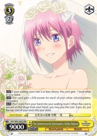 Ichika Nakano RR waifu card — Weiss Schwarz