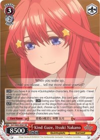 Itsuki Nakano RR waifu card — Weiss Schwarz