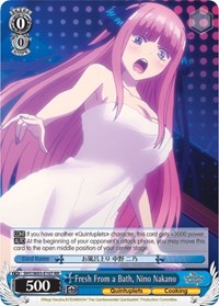 Nino Nakano RR waifu card — Weiss Schwarz