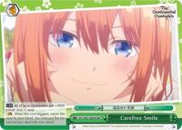 Carefree Smile RRR waifu card — Weiss Schwarz