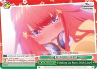 Making Up Starts With Lies RRR waifu card — Weiss Schwarz