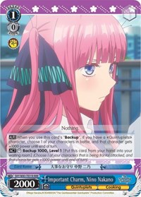 Nino Nakano RRR waifu card — Weiss Schwarz