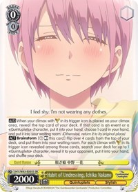 Ichika Nakano SR waifu card — Weiss Schwarz
