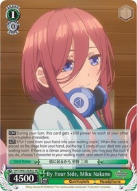 Miku Nakano SR waifu card — Weiss Schwarz