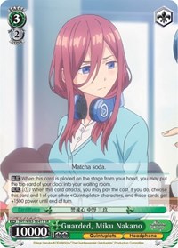 Miku Nakano SR waifu card — Weiss Schwarz
