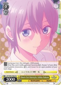 Ichika Nakano TrialDeck waifu card — Weiss Schwarz