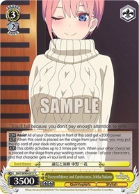 Ichika Nakano C waifu card — Weiss Schwarz