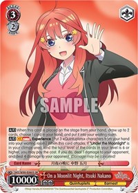 Itsuki Nakano SR waifu card — Weiss Schwarz