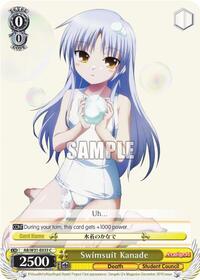 Swimsuit Kanade C waifu card — Weiss Schwarz