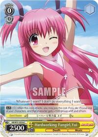 Yui C waifu card — Weiss Schwarz