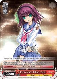 Yuri C waifu card — Weiss Schwarz