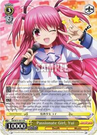 Yui R waifu card — Weiss Schwarz