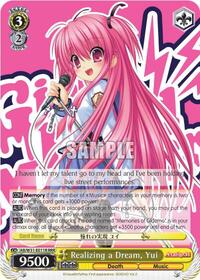 Yui RRR waifu card — Weiss Schwarz
