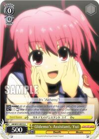 Yui U waifu card — Weiss Schwarz
