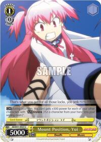 Yui U waifu card — Weiss Schwarz
