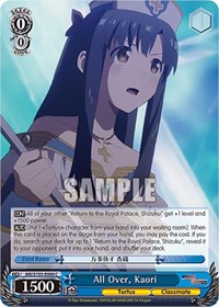 Kaori C waifu card — Weiss Schwarz