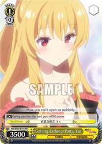 Yue Promo waifu card — Weiss Schwarz