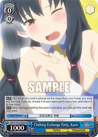Kaori (Foil) Promo waifu card — Weiss Schwarz