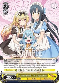 Yue & Myu & Kaori R waifu card — Weiss Schwarz