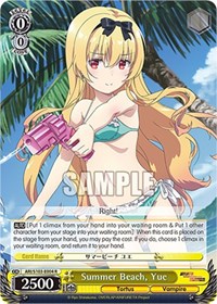 Yue R waifu card — Weiss Schwarz
