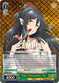Tio R waifu card — Weiss Schwarz