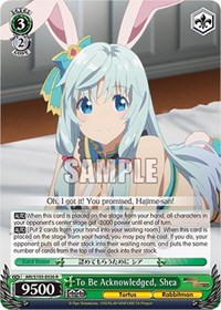Shea R waifu card — Weiss Schwarz