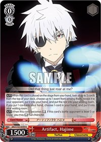 Hajime R waifu card — Weiss Schwarz