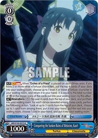 Kaori R waifu card — Weiss Schwarz