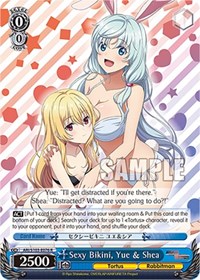 Yue & Shea R waifu card — Weiss Schwarz