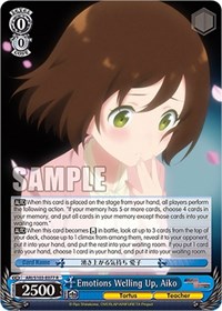 Aiko R waifu card — Weiss Schwarz