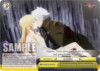 Conveying Sentiments TrialDeck waifu card — Weiss Schwarz