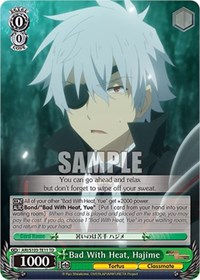 Hajime TrialDeck waifu card — Weiss Schwarz