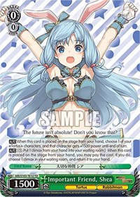 Shea TrialDeck waifu card — Weiss Schwarz