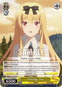 Yue U waifu card — Weiss Schwarz