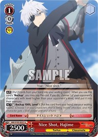 Hajime U waifu card — Weiss Schwarz