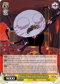 Finn: Filled with Chaotic Evil C waifu card — Weiss Schwarz