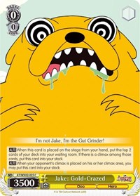 Jake: Gold-Crazed C waifu card — Weiss Schwarz