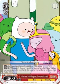 Princess Bubblegum: Reconstituted C waifu card — Weiss Schwarz