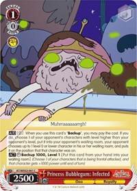 Princess Bubblegum: Infected C waifu card — Weiss Schwarz