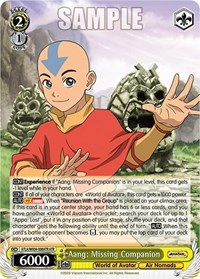 Aang: Missing Companion AvatarRare waifu card — Weiss Schwarz
