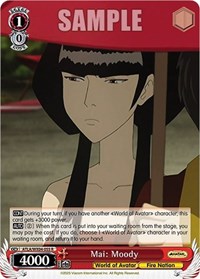 Mai: Moody R waifu card — Weiss Schwarz