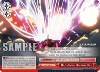 Hailstorm Domination CR waifu card — Weiss Schwarz