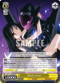 Black Lotus RRR waifu card — Weiss Schwarz