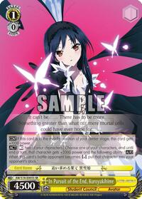 Kuroyukihime (SR) SR waifu card — Weiss Schwarz