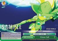 Citron Call TrialDeck waifu card — Weiss Schwarz