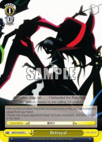 Betrayal U waifu card — Weiss Schwarz