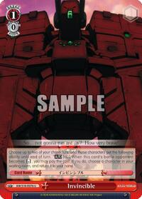 Invincible U waifu card — Weiss Schwarz
