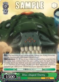 Disc-shaped Enemy C waifu card — Weiss Schwarz