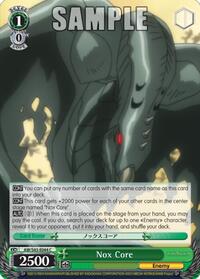 Nox Core C waifu card — Weiss Schwarz