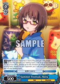 Akira C waifu card — Weiss Schwarz